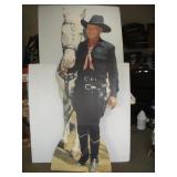 "HOPALONG CASSIDY" 6 FOOT CARDBOARD DISDLAY