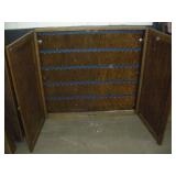 OAK KEY CABINET  44x6x42 INCHES