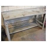 METAL WORK BENCH  72x34x36 INCHES