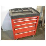 5 DRAWER ROLLING TOOL CHEST 28x19x34 INCHES