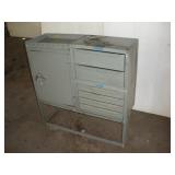 ADRIAN STEEL WORK VAN TOOLBOX W/KEYS  36x12x37