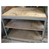 METAL SHELF  48x36x37 INCHES