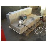 UWS ALUMINIUM TRACK FUEL TANK W/12V PUMP