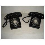 (2) VINTAGE ROTARY PHONES