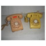 (2) VINTAGE ROTARY PHONES