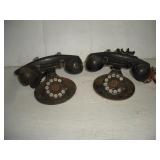 (2) VINTAGE ROTARY PHONES