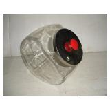 LARGE GLASS CANNISTER