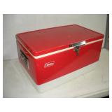 VINTAGE COLEMAN METAL COOLER