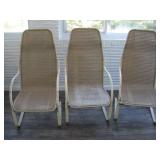 (3) PATIO ROCKING CHAIRS