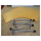 DESK W/WHEELS - UNASSEMBLED - INCLUDES TOP,