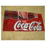 PLASTIC COCA-COLA SIGN  24x48 INCHES