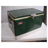 VINTAGE METAL COLEMAN COOLER  23x14x17 INCHES