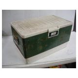 VINTAGE METAL COLEMAN COOLER 23X14X23 INCHES