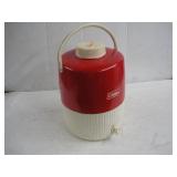 VINTAGE COLEMAN METAL COOLER  16 INCHES TALL