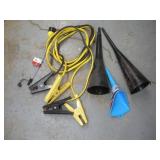 JUMPER CABLES & FUNNELS