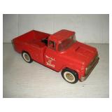 BUDDY L VINTAGE TIN TOY TRUCK  13 INCHES LONG