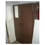 METAL WARDROBE CABINET  36x19x66 INCHES