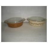 PYREX CASSEROLE DISHES W/LIDS
