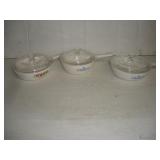 CORNINGWARE CASSEROLE DISHES