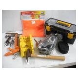 WORK GLOVES, SAFETY VEST & ASSORTED TOOLS