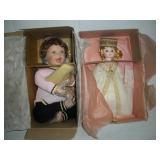 (2) PORCELAIN DOLLS