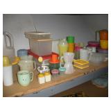 VINTAGE TUPPERWARE & OTHER PLASTIC CONTAINERS