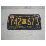 BICENTINAL LICENSE PLATE