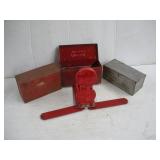VINTAGE AUTOMOTIVE HAZARD REFLECTORS