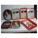 COCA-COLA METAL SERVING TRAYS