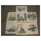 1970 HOWARD MILLER PITTSBURGH PRINTS
