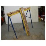(2) FOLDING SAW HORSES