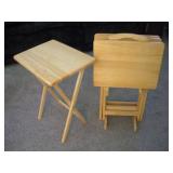 (4) SNACK TABLES