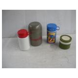 (4) VINTAGE THERMOSES