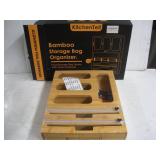 BAMBOO STORAGE BAG ORGANIZER - NEW