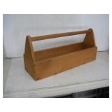 WOODEN TOOLBOX -  26 INCHES LONG