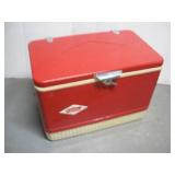 VINTAGE COLEMAN METAL COOLER  22X13X16