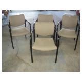 (4) STACKING CHAIRS