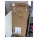 2 DOOR ARMOIRE W/DRAWERS - GRAY MAPLE UNOPENED