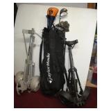 GOLF CLUBS, BAG & KANGAROOS
