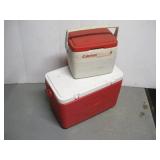(2) COLEMAN COOLERS