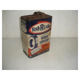 VINTAGE RUBBER LUBRICANT 1 GALLON METAL CAN