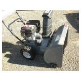 CRAFTSMAN 24 INCH GAS POWERTED SNOW BLOWER - RUNS