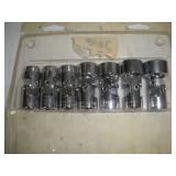 CRAFTSMAN 3/8 DRIVE SWIVAL SOCKETS  SAE