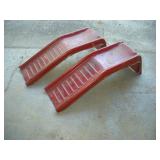 (2) METAL CAR RAMPS
