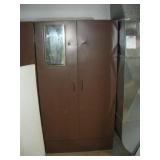 METAL WARDROBE CABINET  36x19x66 INCHES