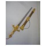 RAM STYLE STAINLESS STEEL SWORD 16IN BLADE