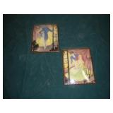 1940 SILHOUETTE PICTURES  4X5 INCHES