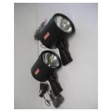 2 COLEMAN RECHARGEABLE EXPEDITION SPOT LIGHTS W/