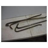 (4) CROWBARS  LONGEST 24 INCH