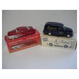 2 DIECAST REPLICA CARS 8IN LONG